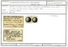 Karteikarte zum Syntyp von Polymorphina gibba orbicularis Karrer, 1868